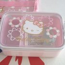 Sanrio Hello Kitty Microwave Bento Lunchbox Food Container with a Cooler Bag  Pink