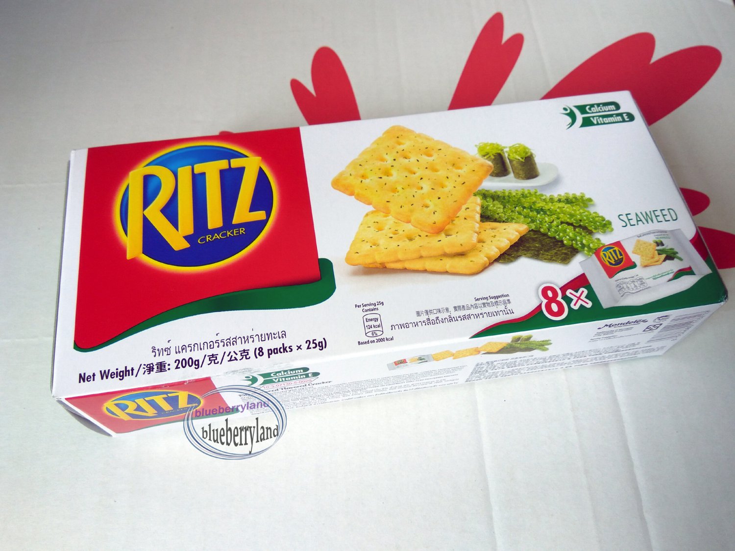 Ritz Seaweed Flavored Cracker 200g biscuits snacks cookies ladies sweets
