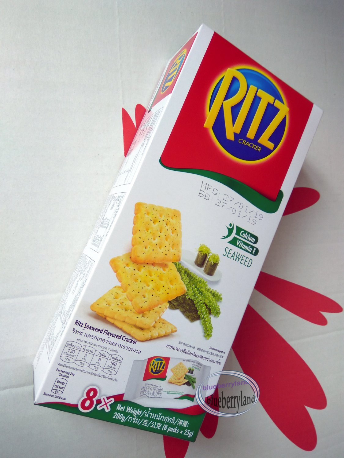 Ritz Seaweed Flavored Cracker 200g biscuits snacks cookies ladies sweets