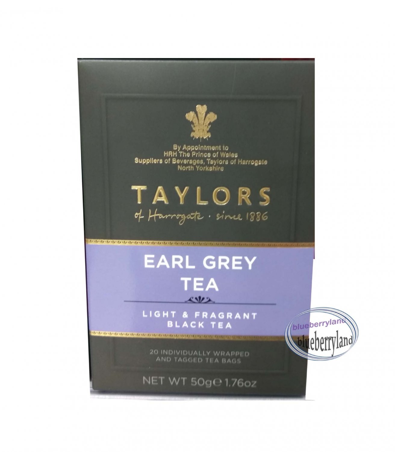 Taylors Earl Grey Tea Bags 6 x 20 Bags tagged teabags