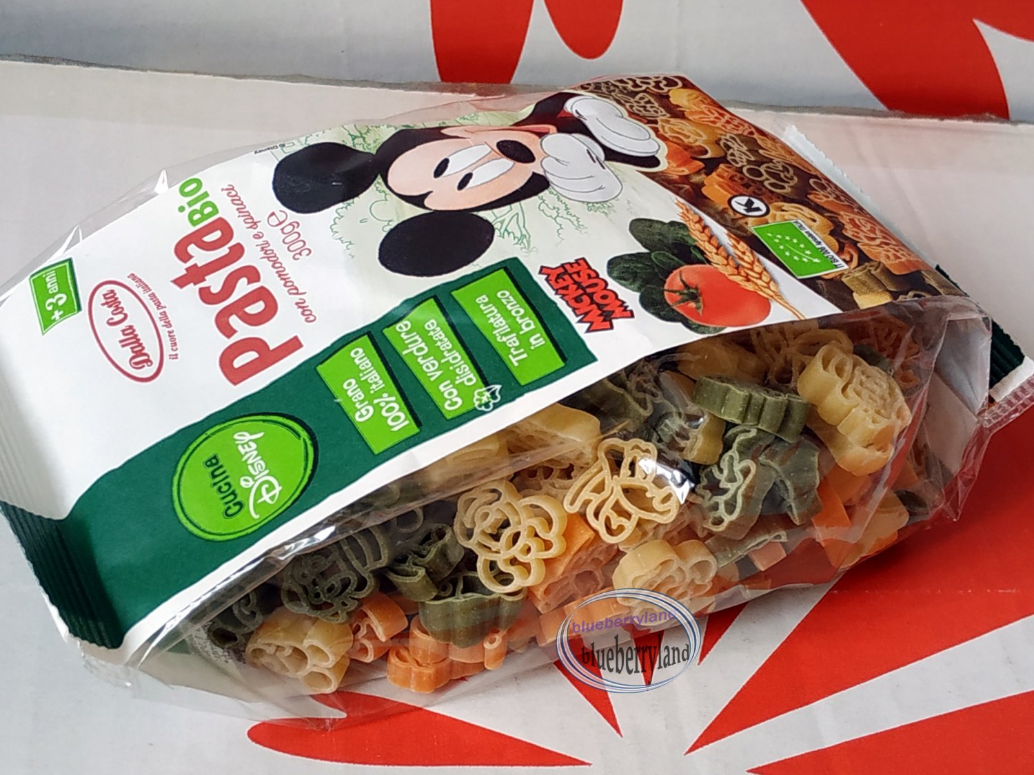 Disney MICKEY MOUSE shaped Pasta Macaroni 300g noodle food home kitchen B