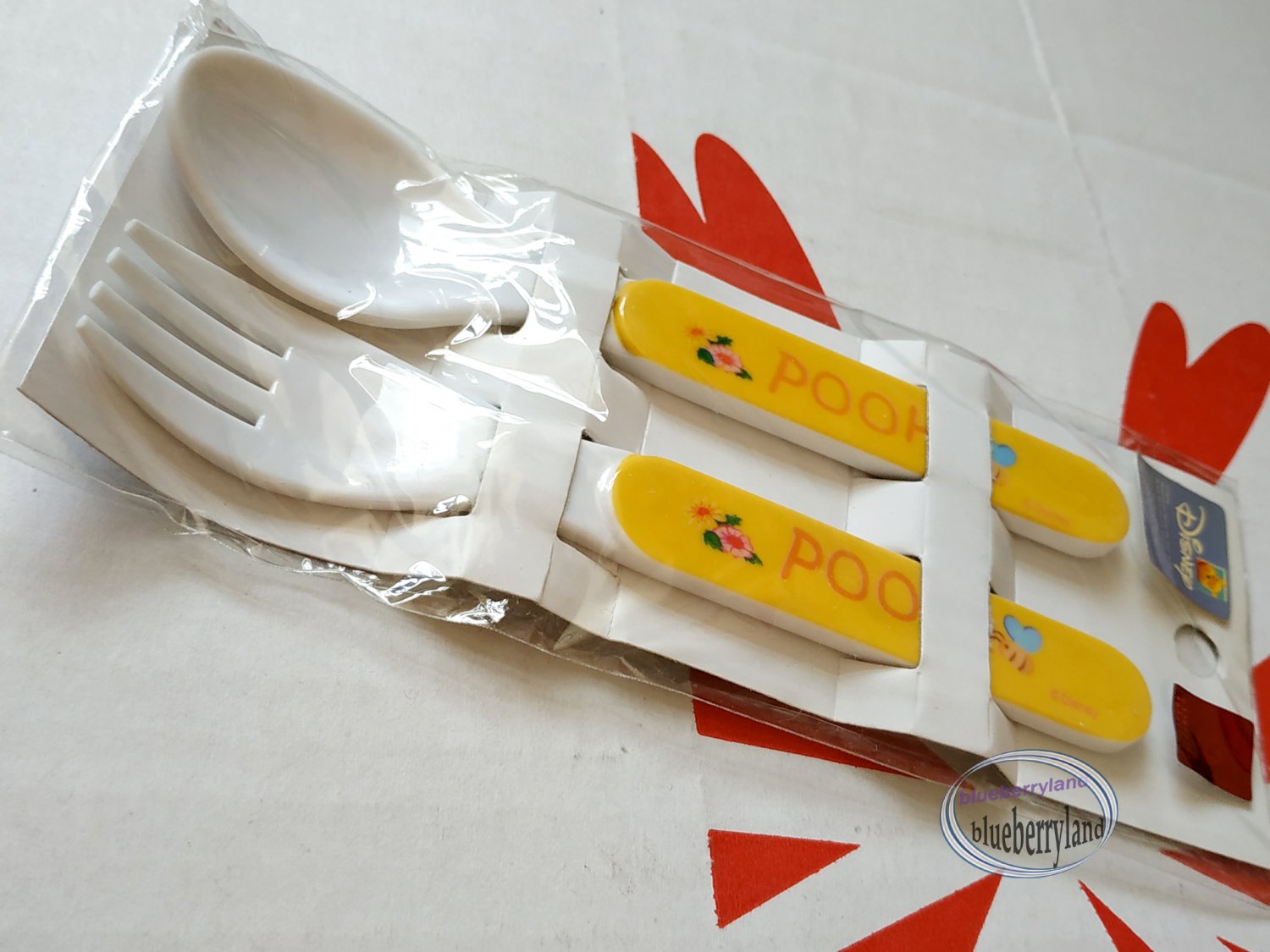 Disney Winnie the Pooh Frok & Spoon set home kitchen Cutlery kids child