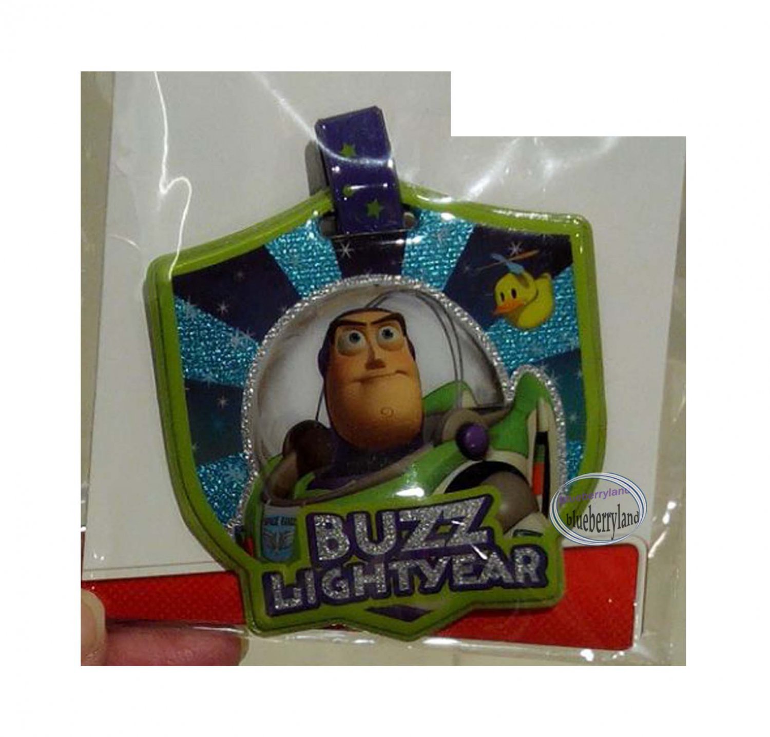 buzz lightyear luggage tag