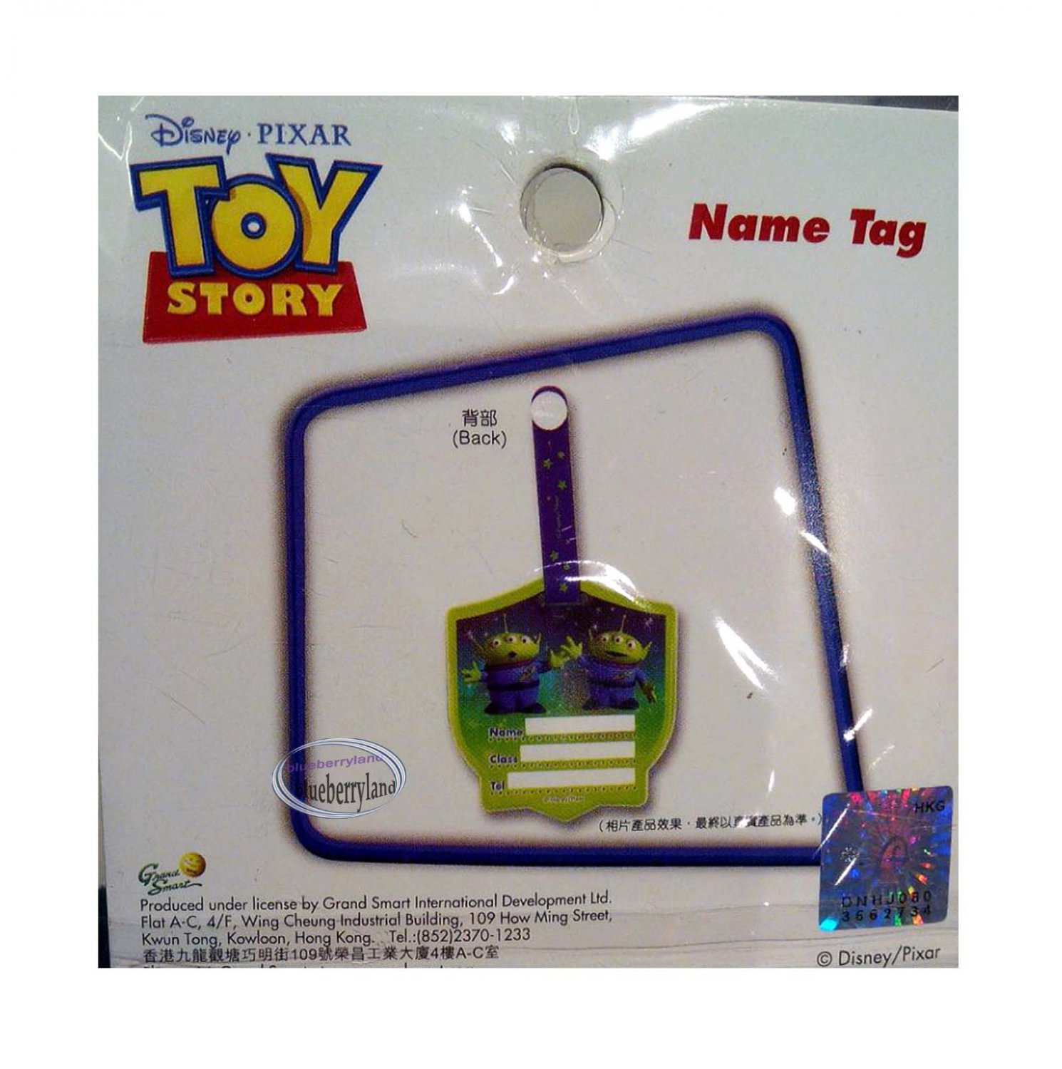 buzz lightyear luggage tag