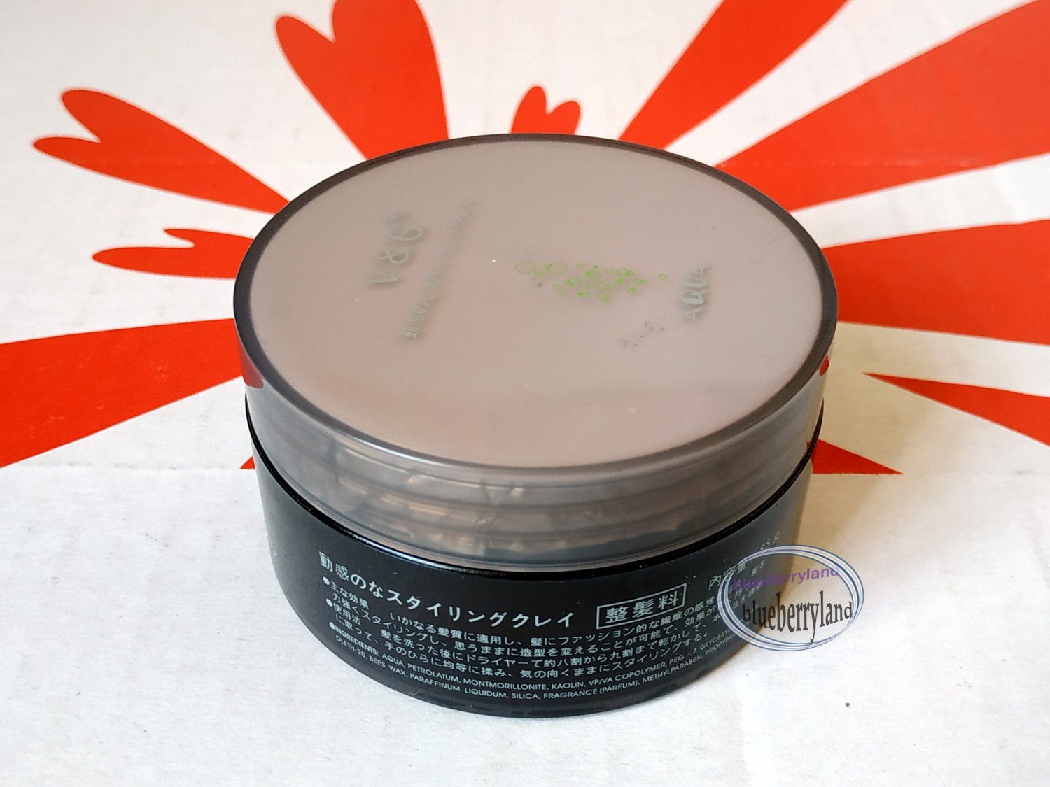 Japan V & G Sculpting Clay Hair styling Strong Hold Wax 85g matte