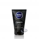 Nivea Men's Deep White Oil Clear Mud Form Cleanser 100g man skin care
