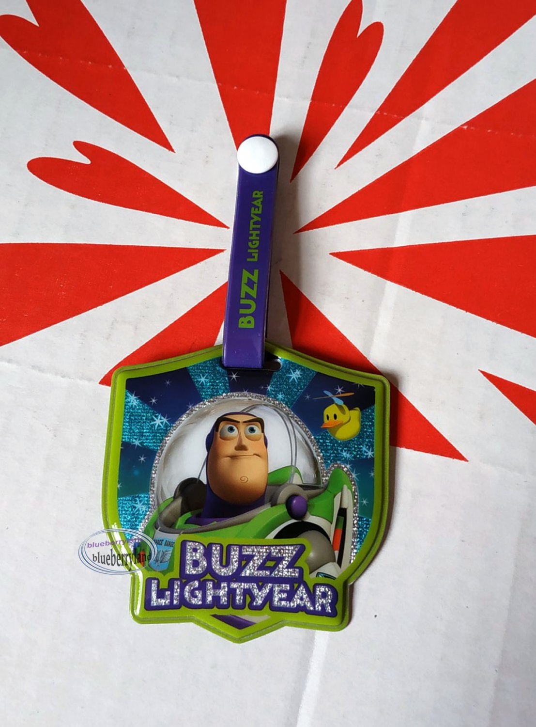 buzz lightyear luggage tag