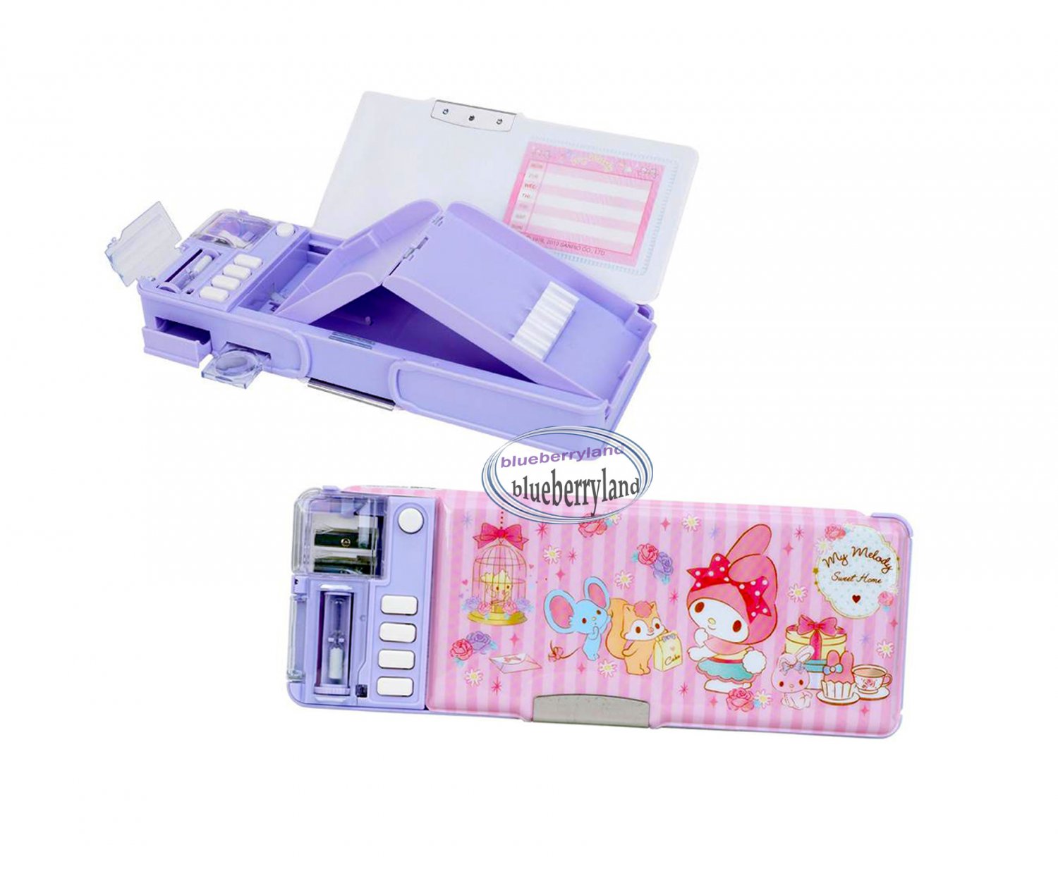 Sanrio My Melody Multifunction Magic Pen Case / Pencil Box set girls