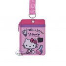 Sanrio HELLO KITTY Lanyard Tag School Work Pass ID tags Holder ladies girls P19