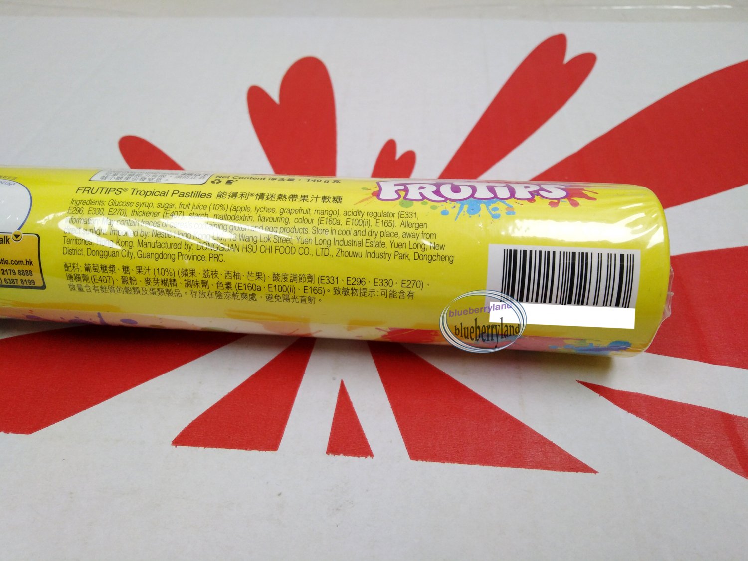 Frutips Tropical Fruit Flavored with Lychee Mango Grapefruit Pastilles