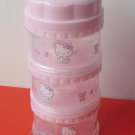 Sanrio HELLO KITTY Baby Milk Powder Formula Container Dispenser Pink