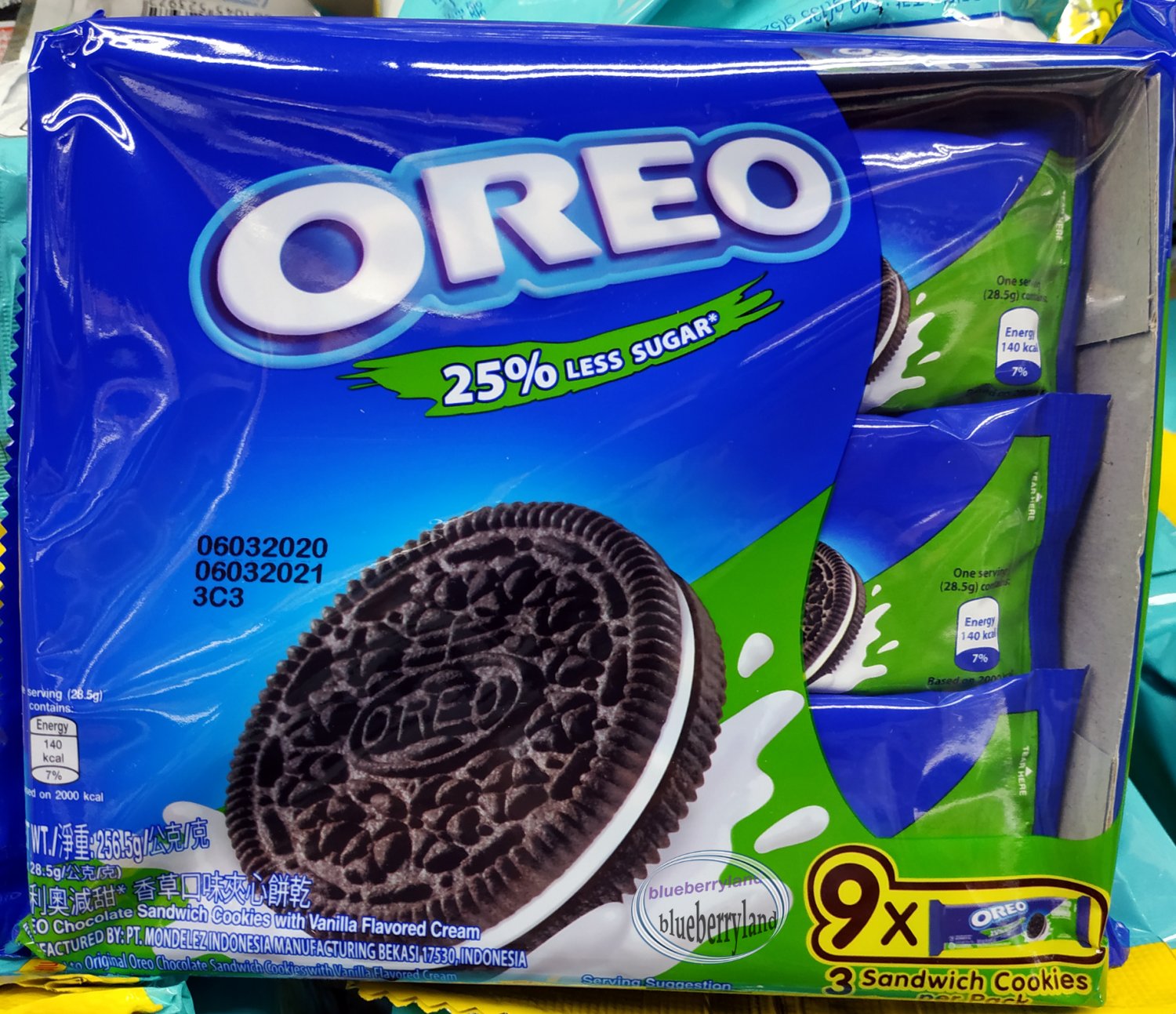 Oreo Less Sugar Sandwich cookie Biscuit packs cookies biscuits snacks ...