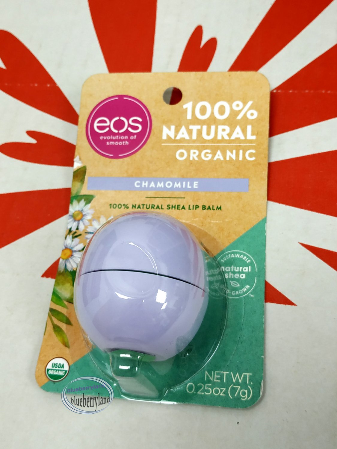 EOS Chamomile Medicated Lip Balm 7g ladies girls