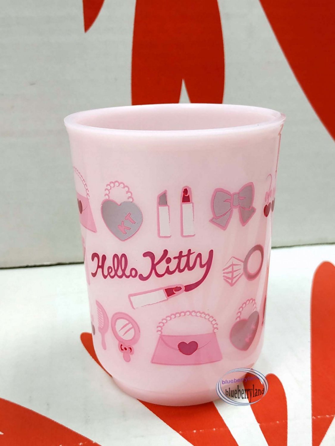 Sanrio Hello Kitty Bathroom Accessories 3 Pieces Set of Soap Dish, Soap