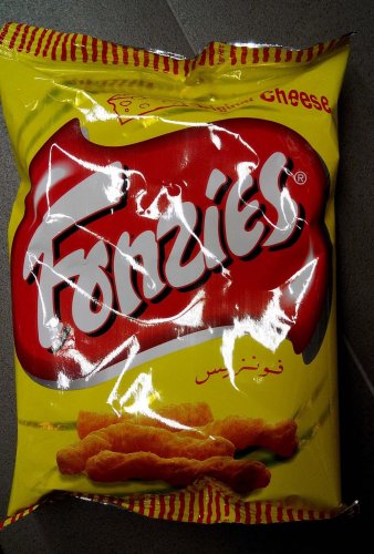 5 x Fonzies Cheese Flavour Corn Chips Crispy Fried Snack