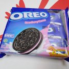 Oreo Strawberry cream flavor Sandwich cookie Biscuit packs cookies kids ladies school