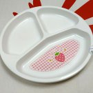 Strawberry Candy Luncheon 3 section Plate kids Lunch Dinner Snack plates ladies