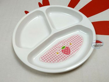 Strawberry Candy Luncheon 3 section Plate kids Lunch Dinner Snack plates ladies