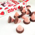 Lots of 6 Japan Meiji Apollo Strawberry Chocolate snacks sweets treats