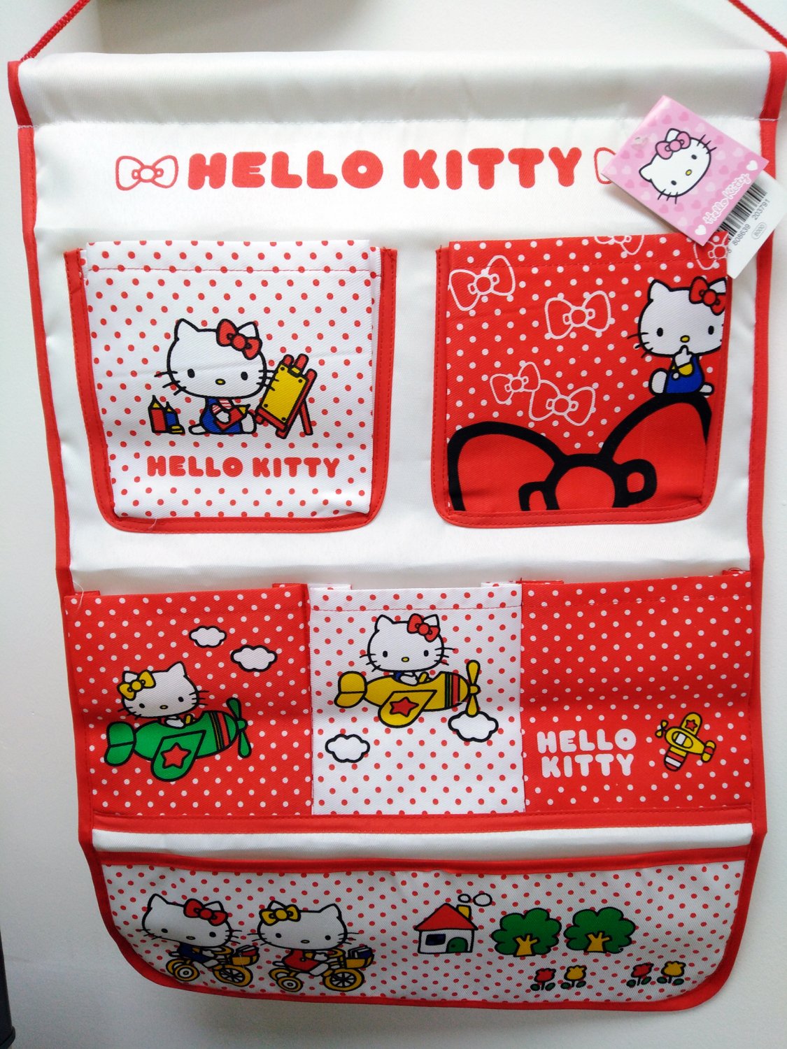 Sanrio Hello Kitty Wall Hanging Organizer for Door Wall