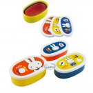 Japan Miffy Plastic cases 3-in-1 Bento Food Container Lunch Box 3 Pcs Set