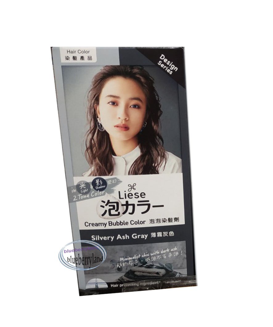 Japan Kao Liese Prettia Creamy Bubble Colour Hair Kit Silver Ash Gray èé§ç°è² Hair colouring