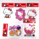 Sanrio Hello Kitty Double-sided Glass Sticker Decor stickers Set of 5 Pcs