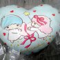 Little Twin Stars Happy Valentine's Day Heart Cushion pillow gift bedroom ladies girls women