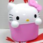 Sanrio Hello Kitty Authentic 8.5" Tall Trash Can Garbage Bin Storage Container kids girls ladies