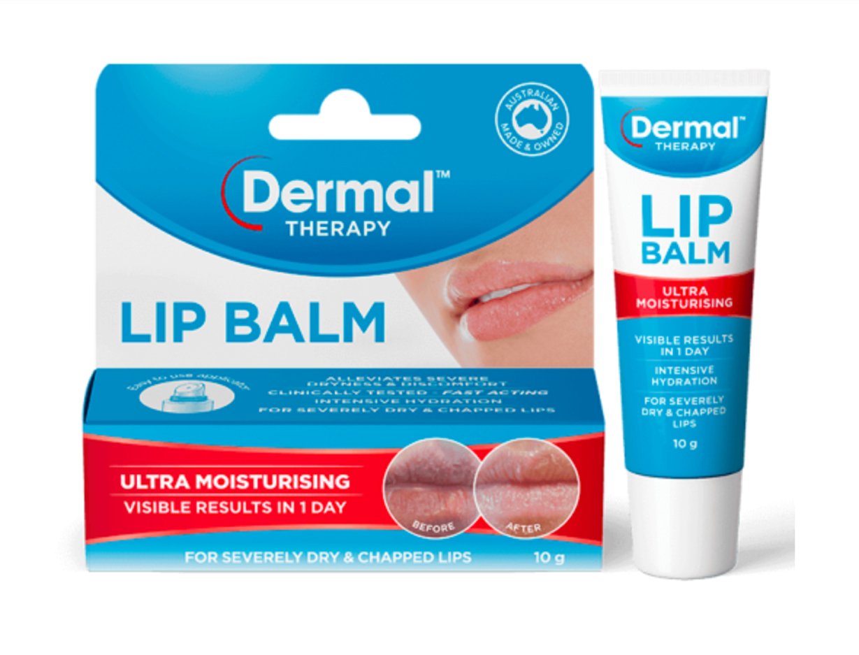 Dermal Therapy Lip Balm Ultramoisturising 10g for severely dry