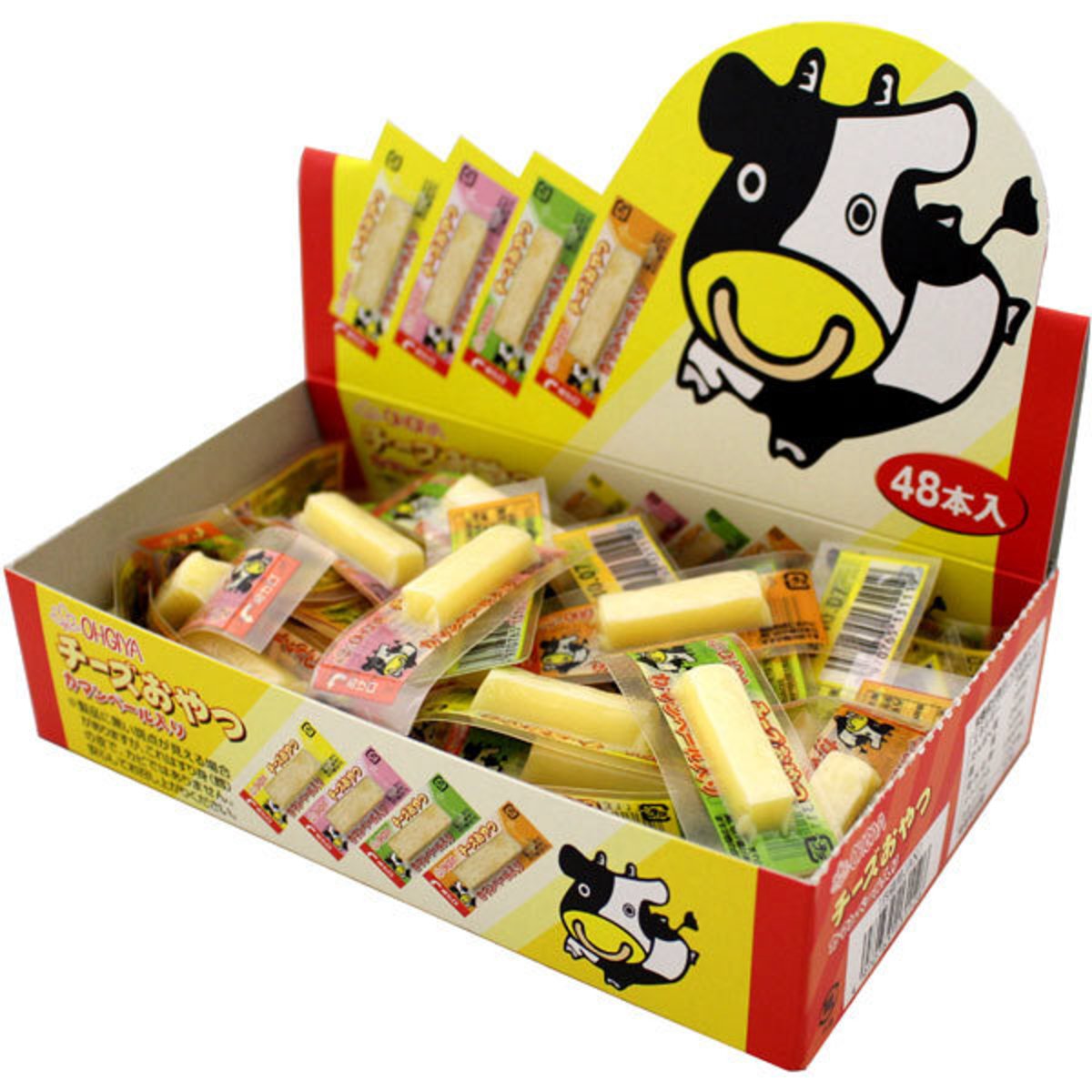 OHGYA One Bite Cod Cheese Bars 2.8g x 48 pcs snack æå±ä¸å£é±é­èå£«æ¢