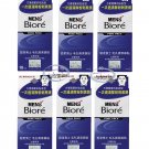 Lots of 6 boxes Biore Men Nose Pore Pack Cleansing Strip 10 Sheet Blackhead Refresh