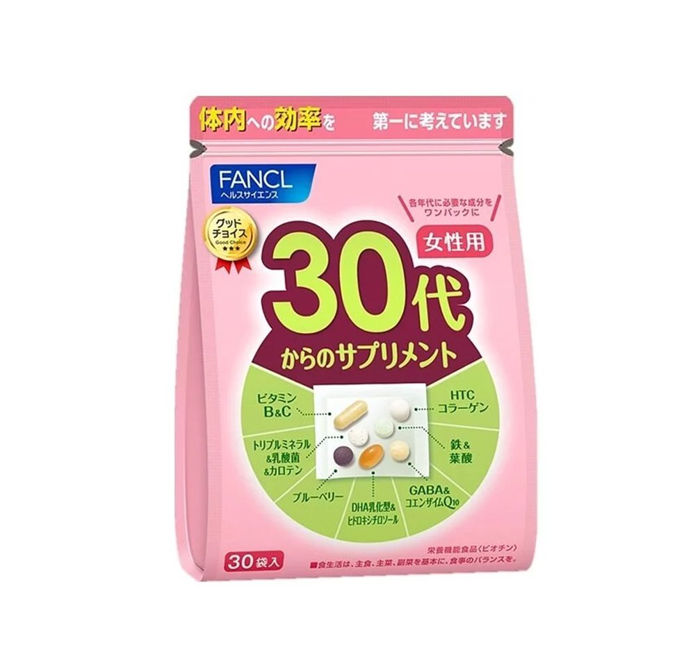 Fancl Good Choice 30s ladies Health Supplement - 30 Packs &aring;&yen;&sup3;&aring;&pound;&laquo; 30+ &ccedil;&para;�&aring;��&ccedil;��&eacute;&curren;�