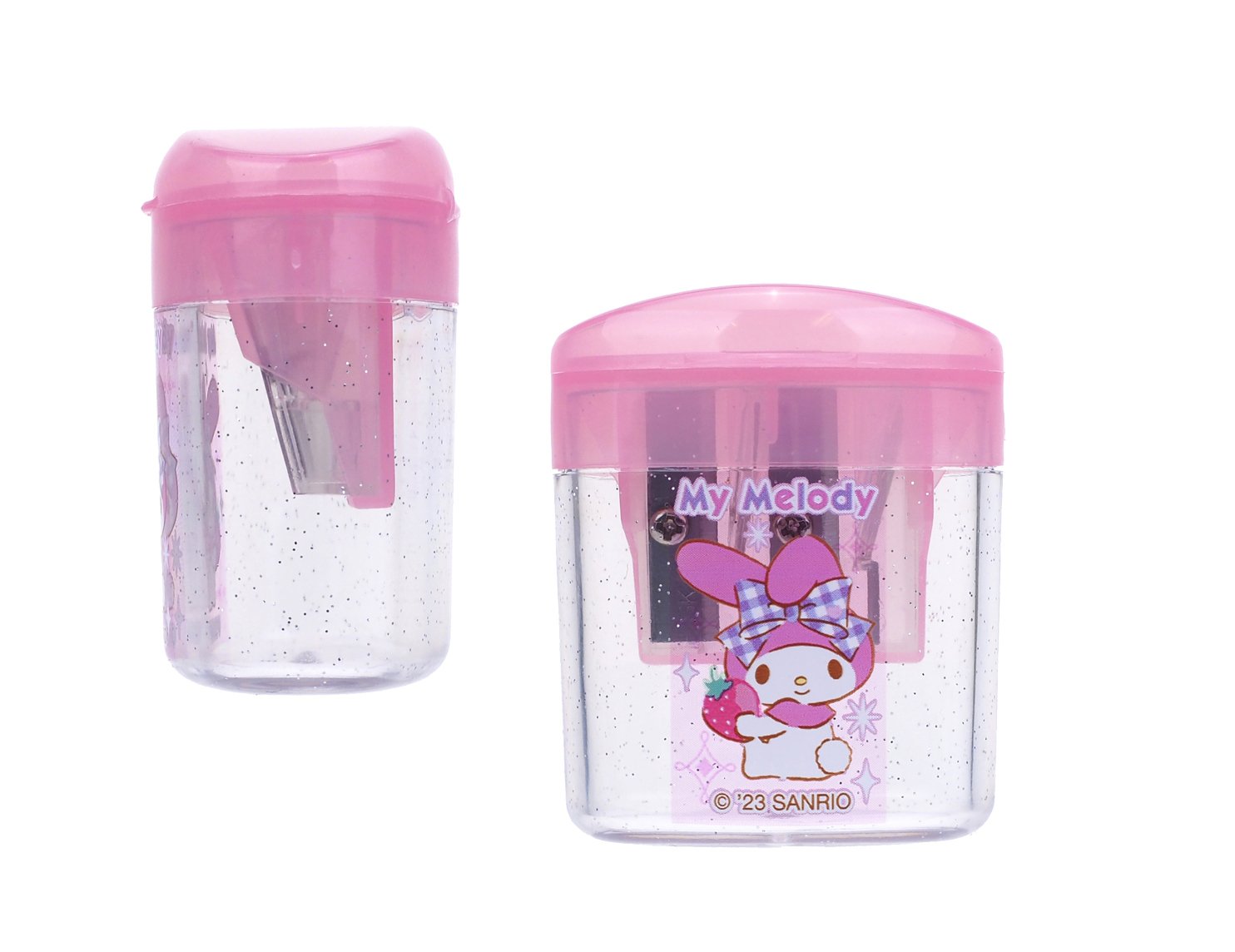 Sanrio My Melody Double Hold Pencil Sharpener Manual girls School stationery Twin Holds  M23