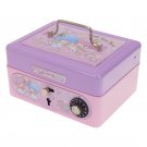 Sanrio Little Twin Stars Metal Cash Box with Dial Lock & Key Xmas gift girls ladies M23
