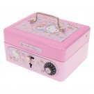 Sanrio Hello Kitty Metal Cash Box with Dial Lock & Key X'mas gift girls ladies M23