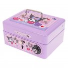 Sanrio Kuromi Metal Cash Box with Dial Lock & Key Xmas gift girls ladies M23
