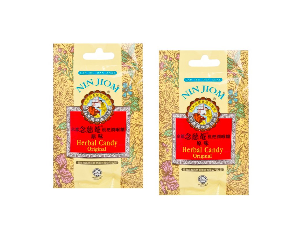 Nin Jiom Herbal Candy Original Natural Herbs candies sweets snack 2 Packets