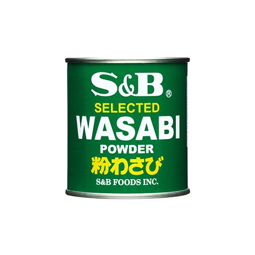 Japan S&B Selected Spice WASABI Powder Horseradish food sauce powder tin 30g