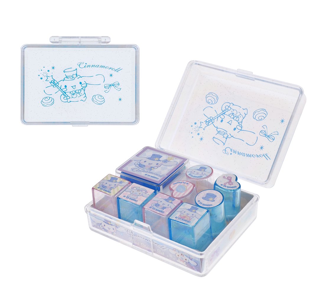 Sanrio Cinnamoroll 8 pieces EVA Stamps with ink pads Mini Stamp sets girls &egrave;&iquest;&middot;&auml;&frac12;&nbsp;&aring;�&deg;&ccedil;&laquo;&nbsp; M4
