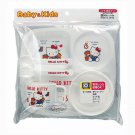 Sanrio HELLO KITTY Baby Feeding Gift Set Cup Plate Fork Spoon utensils child kids girl ladies