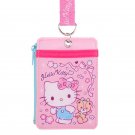Sanrio Hello Kitty Lanyard Tag School Work Pass ID tags Holder Girls Ladies  M5