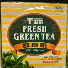 Fresh Green Tea Box of 100 teabags healthy hot beverage ladies men