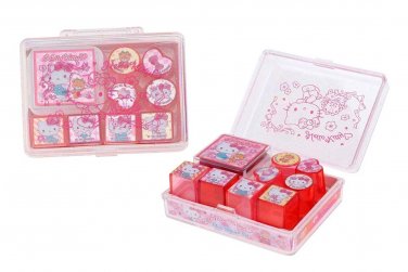 Sanrio HELLO KITTY 8 pieces EVA Stamps with ink pads Mini Stamp sets girls &egrave;&iquest;&middot;&auml;&frac12;&nbsp;&aring;�&deg;&ccedil;&laquo;&nbsp;&aring;&yen;�&egrave;&pound;� M6
