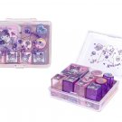 Sanrio KUROMI 8 pieces EVA Stamps with ink pads Mini Stamp sets girls 迷你印章套裝 M6