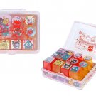 Sanrio Mix Characters 8 pieces EVA Stamps with ink pads Mini Stamp sets girls 迷你印章套裝 M6
