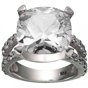 18K Gold Plated Britney Spears 5 Cts. Engagement Ring