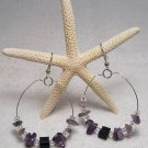 Purple beaded hoop ear rings. Visit Our Store twodotts.ecrater.com Purple beaded hoop ear rings. Visit Our Store twodotts.ecrater.com