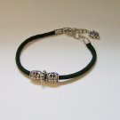 Black Paracord Ankle Bracelet Black Paracord Ankle Bracelet