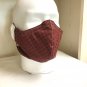 Face Mask with Filter Pocket Rust 064